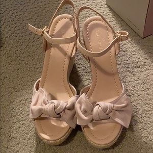 Kate Spade blush nude espadrilles